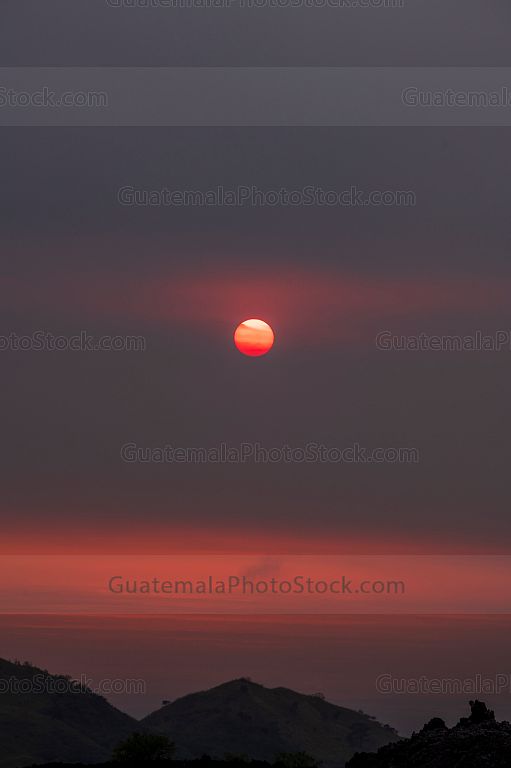 Sol al atardecer