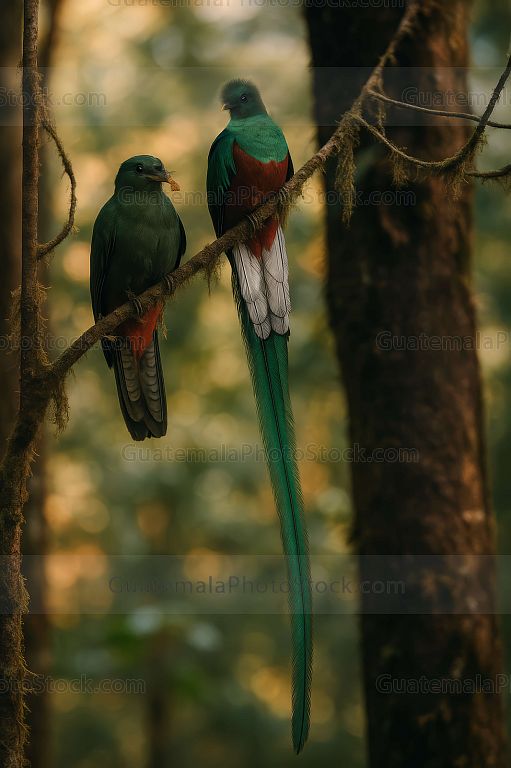 Pareja de Quetzales