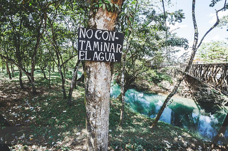 No contaminar el agua