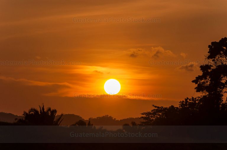 Atardecer en la Franja Transversal del Norte