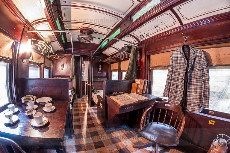 Interior de vagón presidencial