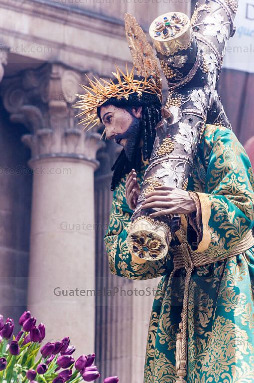 Consagrada imagen de Jesús Nazareno de La Merced
