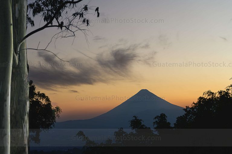 Atardecer sobre la Ciudad de Guatemala