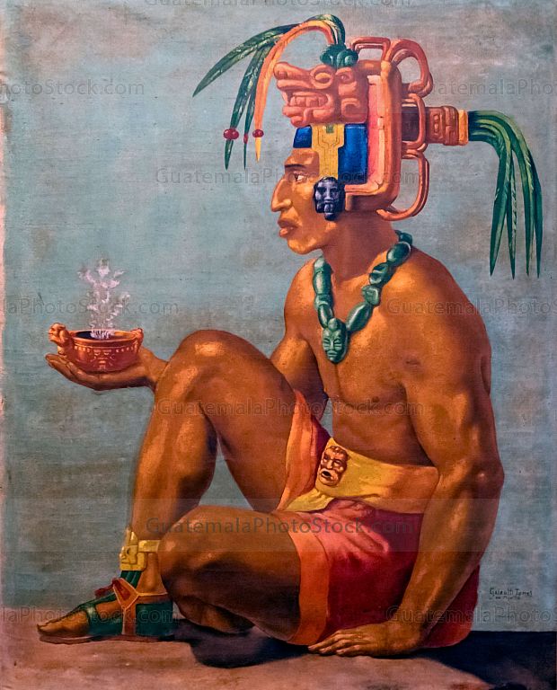 Bacab de la Teogonía Maya, Rodolfo Galeotti Torres, 1936