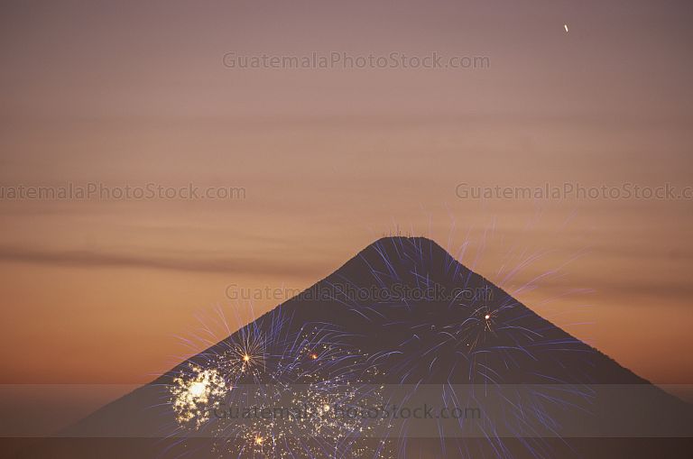 Volcán de Agua, Atardecer