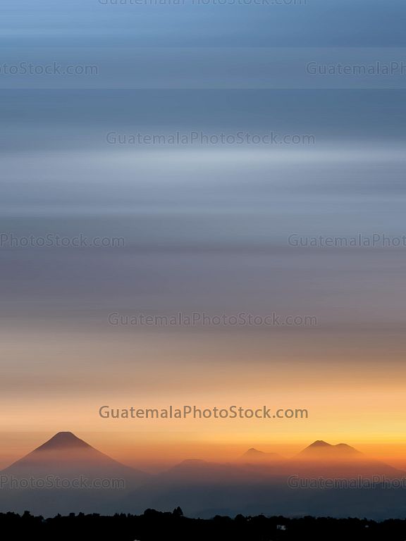 Atardecer sobre la Ciudad de Guatemala