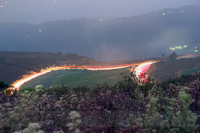 Carretera de ascenso a los Cuchumatanes