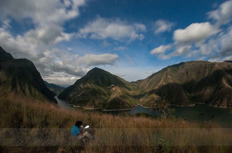 Anochecer en el mirador de Río Negro