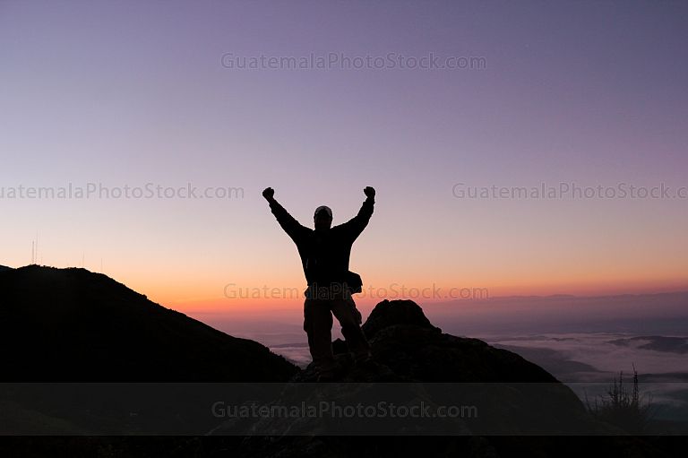 Silueta Mirador de la Cumbre de los Cuchumatanes