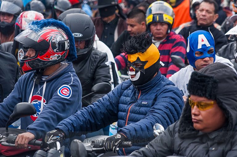 Participante en la Caravana del Zorro