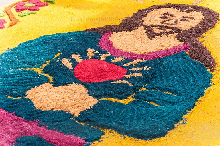 Detalle de la alfombra del Paseo de la Sexta Avenida