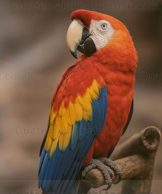 Guacamaya escarlata