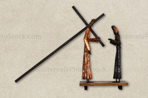Santo Vía Crucis, Estación IV Jesús encuentra a su Santísima Madre