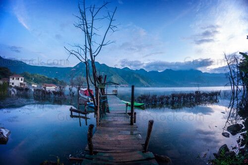 Muelle en San Juan La Laguna