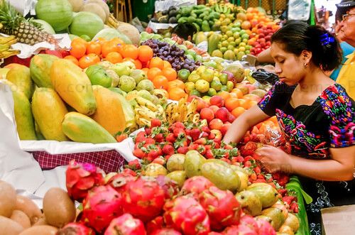 Puesto de frutas