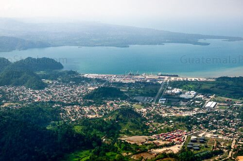 Foto aerea de Puerto Barrios
