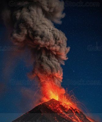 Erupción del Volcán de Fuego