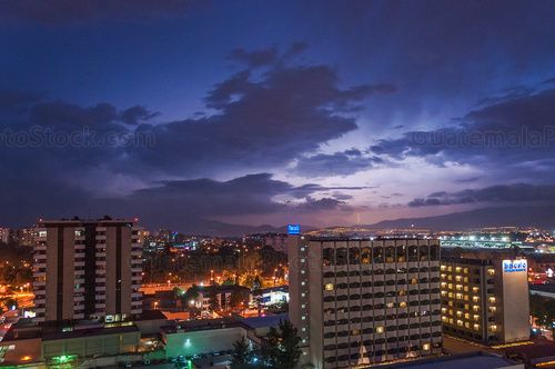 Tormenta en la ciudad de Guatemala