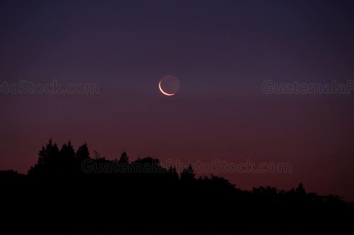Luna al amanecer