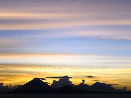 Atardecer sobre la Ciudad de Guatemala