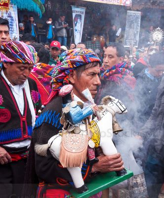 Cofrade en Chichicastenango
