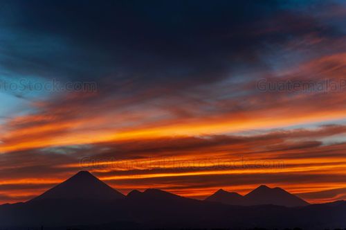 Atardecer desde la Ciudad de Guatemala