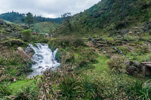 Cascadas del río de la Laguna Magdalena