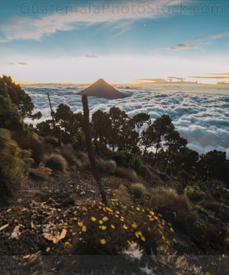 Amanecer en el Volcán Acatenango