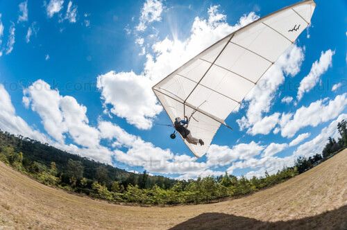Practica de vuelo con Ala Delta