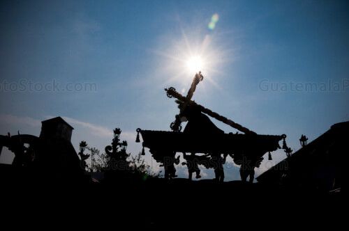 Silueta de Jesus Nazareno de la Caida