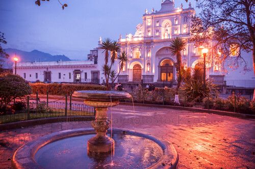 Parque central de la Antigua Guatemala