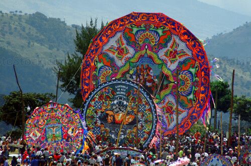 Barriletes gigantes de Sumpango