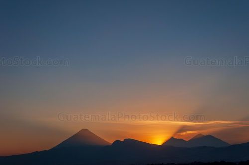 Atardecer desde la Ciudad de Guatemala