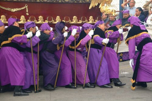 Cucuruchos, Salida de Procesión de San José