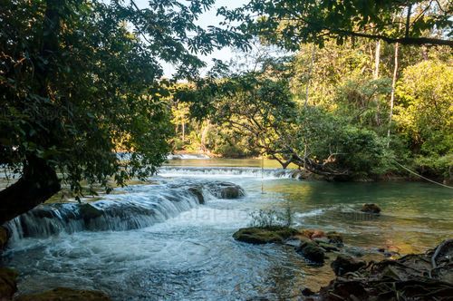 Río Chiyú, Balneario Las Conchas