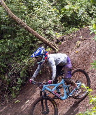 Carrera de bicicleta de montaña