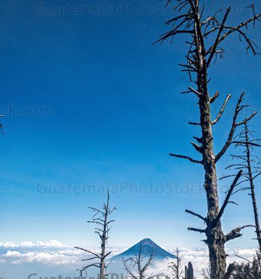 Vista al Volcán de Agua