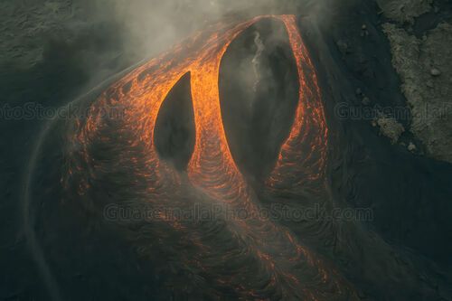 Río de lava, Volcán de Pacaya