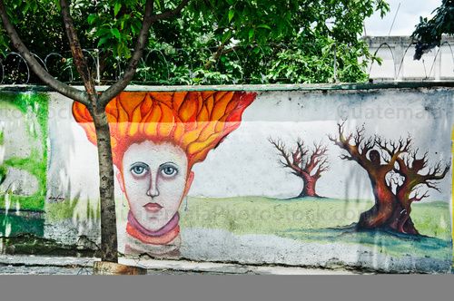 Graffities de la novena avenida zona 1