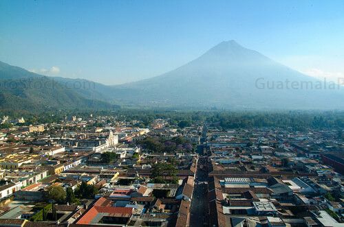 Antigua Guatemala desde el aire