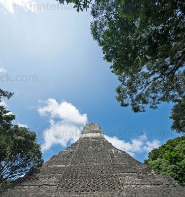 Parte trasera del Templo I, Gran Jaguar
