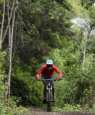 Carrera de bicicleta de montaña