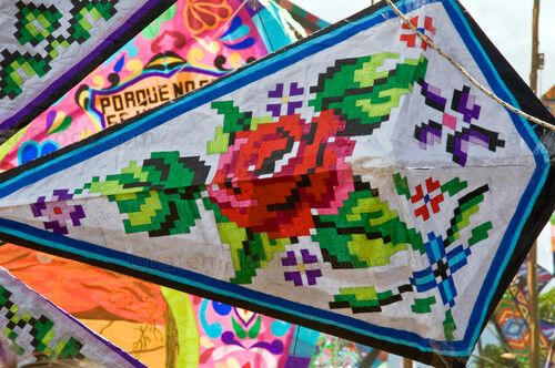 Detalle de Barriletes gigantes de Sumpango