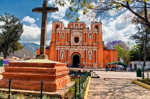 Fachada de iglesia de Jocotenango