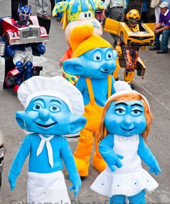 Botargas de Los pitufos