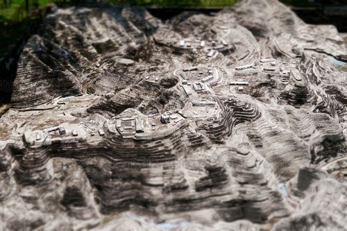 Maqueta del Sitio Arqueológico Mixco Viejo