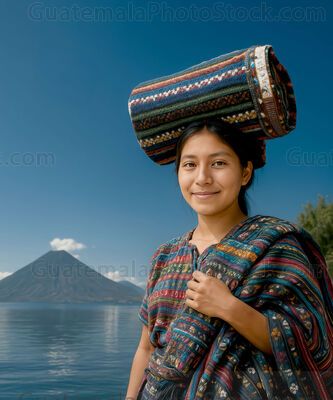 Mujer guatemalteca de etnia maya