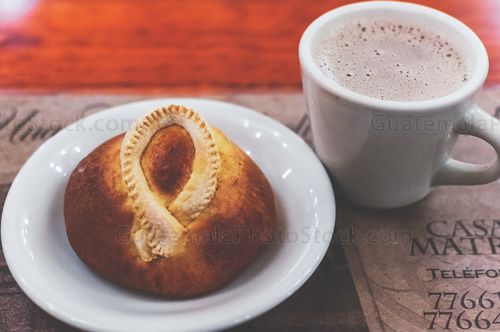 Pan de yemas y chocolate