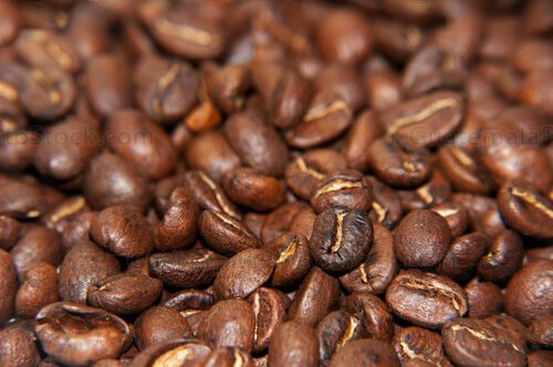 Granos de café tostado