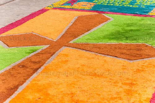 Detalle de la alfombra del Paseo de la Sexta Avenida